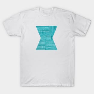 Digital Stitches Turquoise T-Shirt